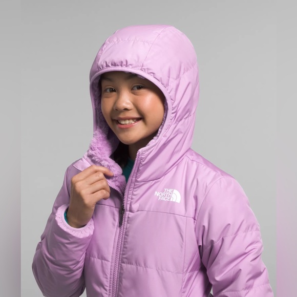 The North Face Girls' Reversible Mossbud Parka - Picture 5 of 11